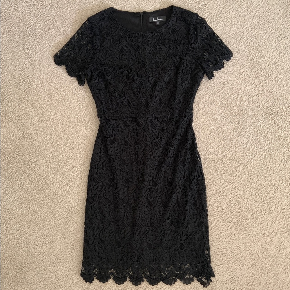 Lulus Black Lace Dress